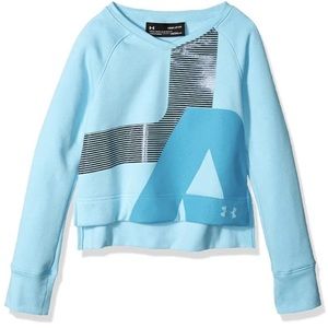 NEW Under Armour Cold Gear Loose Fleece Sweatshirt Pullover Youth Small 6/7